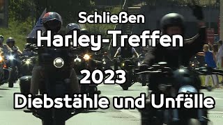 Das HarleyTreffen 2023 endete am Samstag mit der traditionellen Parade durch Faker Lake und Villach [upl. by Akierdna]