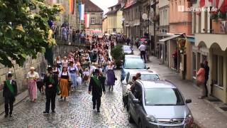 Schützenauszug beim Kronacher Freischießen 2015 [upl. by Floria995]