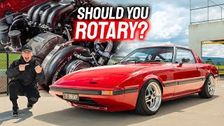 This Is Why You Need A Big Turbo Bridgeport Mazda RX7 13B Rotary [upl. by Carrol]