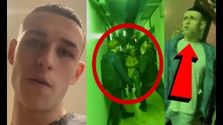 Phil Foden amp His Mum Fight With Liverpool Fans At Brook Vs Khan [upl. by Mena]