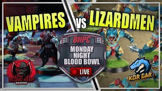 🔴VAMPIRES vs LIZARDMEN LIVE Blood Bowl BONEHEAD CHAMPIONSHIP  Monday Night Blood Bowl [upl. by Pampuch]