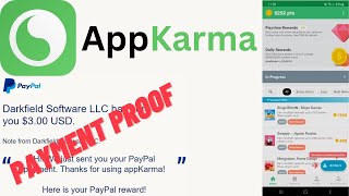 AppKarma  Earn PayPal Cash From Your Phone 3 Payment Proof Included [upl. by Huntingdon]