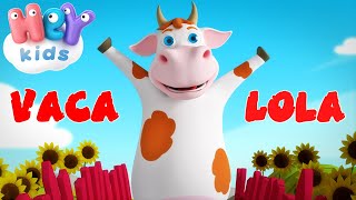 La Vaca Lola  Canciones infantiles  HeyKids Español [upl. by Eimile]