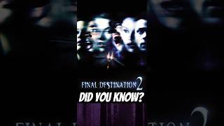 Did you know in FINAL DESTINATION 2 🤔👀  Horror Movie Facts horror [upl. by Blasius]