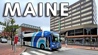 Walking in Maine USA Downtown Portland Maine Walking Tour and Travel Guide 🇺🇸 [upl. by Trixy]