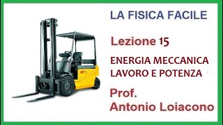 LA FISICA FACILE  Lezione 15  Energia meccanica [upl. by Derej]