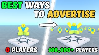 BEST Ways to Advertise your ROBLOX Game [upl. by Dyson491]