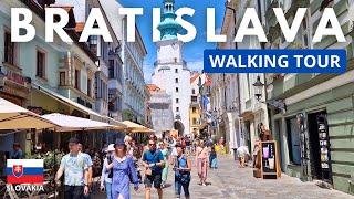 The Ultimate BRATISLAVA Walking Tour  4K UHD 2023 [upl. by Lizabeth]