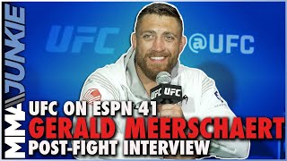 Gerald Meerschaert Adds To Submission Record Wants Andre Petroski  UFC on ESPN 41 [upl. by Myrtie575]