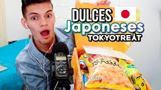 ASMR Comiendo DULCES JAPONESES de Tokyo Treat  ASMR Español [upl. by Euhc967]