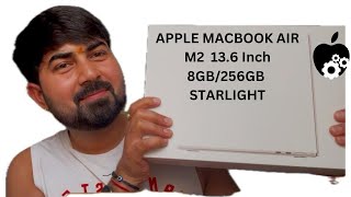 Apple MacBook Air M2  136 Inch  8GB256GB  STARLIGHT  unboxingvideo [upl. by Harri369]