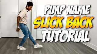 Pimp Named Slickback Tiktok Dance Tutorial  Jubi Slide [upl. by Llehctim]