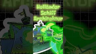 Das Schiff vom fliegenden Holländer erklärt👀 architektur spongebob fliegenderholländer horror [upl. by Ybbil]