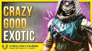 Destiny 2 Gyrfalcons Hauberk hidden perk makes it elite Full PvE and PvP Review [upl. by Erodisi]