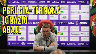 🎙️ La conferenza stampa di IgnazioAbate pre PerugiaTernana [upl. by Nyluqcaj]