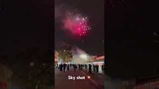 LONDON  Firework 💥 sky shot in Southall  UB1  UB2 [upl. by Ecal]