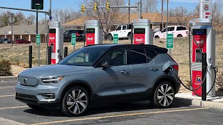 2022 Volvo XC40 Recharge 70MPH Highway EV Range Test  Twin Ultimate [upl. by Akselav]