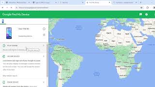 How To Find My android device with google interface [upl. by Prissy94]