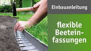 Flexible Beeteinfassungen – Einbauanleitung 🌿🌼 [upl. by Marinna]