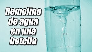 DIY REMOLINO de AGUA en una BOTELLA  cómo se hace  MANUALIDADES RECICLAJE  Te Digo Cómo [upl. by Norrehs]