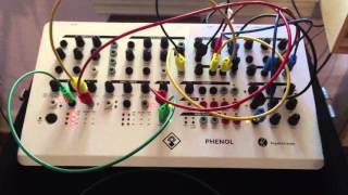 Kilpatrick Phenol single oscillator drone patch [upl. by Baler149]