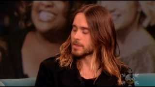 Jared Leto Full Interview on The View 1242013 [upl. by Ellimaj158]