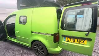 VW Caddy SWB camper with Pop Top Roof [upl. by Deckert]