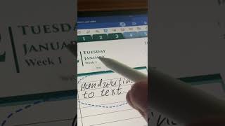 How to convert handwriting to text in GoodNotes 6 goodnotes6 ipadplanner digitalplanner [upl. by Acila]