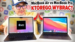 MacBook Air M2 vs MacBook Pro M2  Którego Wybrać i Kupić Aby Nie Przepłacić ❌ [upl. by Ateuqram]