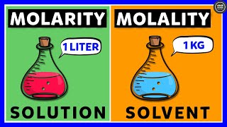 Difference between Molarity and Molality [upl. by Neural]