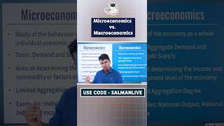 Difference between Microeconomics and Macroeconomics  Economy microeconomics macroeconomics [upl. by Hannah]