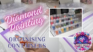 💎 Diamond Painting Organizing Containers  Nail Polish Rack ✨ [upl. by Nolly]