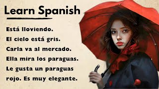 Learn SPANISH with this SIMPLE STORY  Level 1 ⭐ [upl. by Aissatan852]