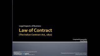 Topic 0  Introduction to Contract Law [upl. by Roots]