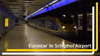 Eurostar E320 komt langzaam rijdend door Schiphol Airport [upl. by Caiaphas827]