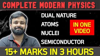 Complete Modern Physics in One Video I 15 Marks in One Video CBSE Boards 2024 Class 12 Physics [upl. by Meuser471]