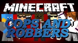 NEW 30 Minecraft Cops And Robbers Minigame 24 [upl. by Yanaton]