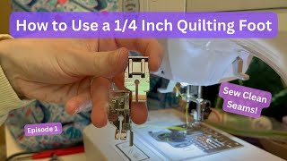 How to Use a 14 inch quilting foot  Sewing Presser Foot Guide Episode 1  Quilting Sewing Foot [upl. by Pros312]