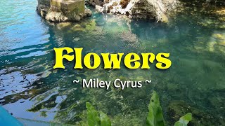 Flowers  KARAOKE VERSION  in the style of Miley Cyrus [upl. by Bevvy]