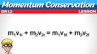 Gr 12 momentum  Conservation of linear momentum [upl. by Euqram490]