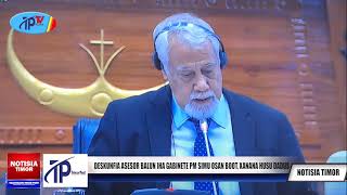 DESKUNFIA ASESOR BALUN IHA GABINETE PM SIMU OSAN BOOT XANANA HUSU DADUS [upl. by Cutlip]