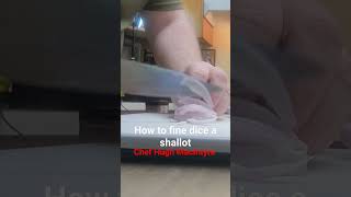 How To Dice A Shallot shortsvideo youtubeshorts shortvideo shortcookingvideo youtube [upl. by Caro]