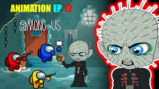 Among Us PIN HEAD Horror Character Halloween 2023  Among Us Animation [upl. by Oiludbo]