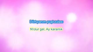 Karaoke Şiir  Ay Karanlık  Ahmed Arif [upl. by Ayotas40]