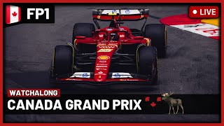 F1 Live Canada GP Free Practice 1  Watchalong  Live Timings  Commentary [upl. by Adorne]