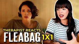 Fleabag is too RELATABLE 😬  Therapist reacts to Fleabag 1x1 [upl. by Noj]