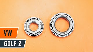 Volkswagen Audi Rear Wheel Bearing amp Hub Replaced  05  18 Jetta Golf Passat 06  13 A3 Q3 TT [upl. by Irroc47]