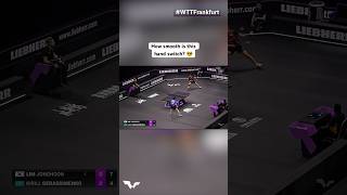 This is insane 🤯🤯🤯 WTTFrankfurt TableTennis [upl. by Adallard839]