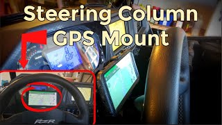 Best GPS Setup for UTV  Steering Column Mount RZR X3 TALON KRX YXZ [upl. by Enej]