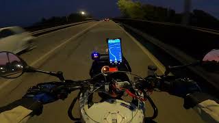 EVENING RIDE TO HOME  DERBI TERRA 125 ADVENTURE [upl. by Enilraep]